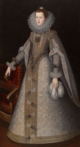 Margaret av Østerrike, dronning av Spania, ca. 1610 (olje på lerret)