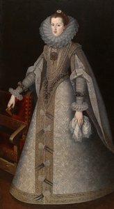 Dronning Margaret av Spania, ca. 1610.