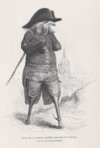 Når det er sagt, gir denne stakkars invaliden oss en kur, og går hinkende av fra S..., ca. 1837-47.