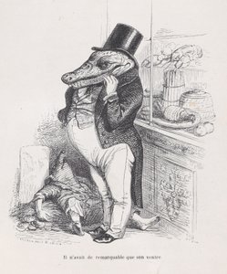 Bare magen hans var bemerkelsesverdig fra scener fra det private og offentlige livet til Anima..., ca. 1837-47.