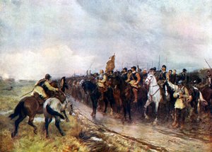 Oliver Cromwell and his Troops at Dunbar Singing the 118th Psalm, 1926.