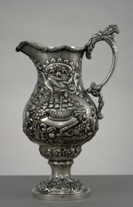 Pitcher, ca. 1853 (sølv) av Andrew Ellicott Warner