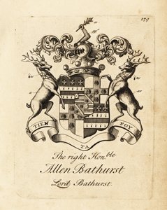 Våpenskjold til høyre ærede Allen Bathurst, Lord Bathurst av Andrew Johnston