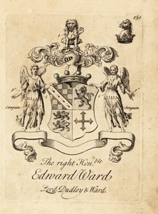 Våpenskjold fra Høyre ærede Edward Ward, 9. Baron Dudley, 4. Baron Ward