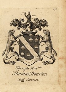 Våpenskjold til høyre ærede Thomas Stourton av Andrew Johnston
