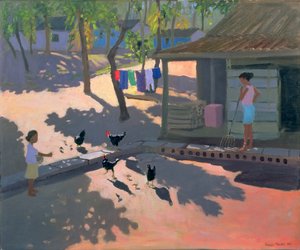 Hens and Chickens, Cuba, 1997 av Andrew Macara