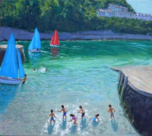 Skimming stones ,Looe ,Cornwall,2018 av Andrew Macara