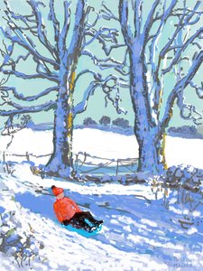 Aking i Derbyshire, 2021 (iPad-utskrift) av Andrew Macara