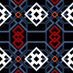 Andalusisk geometrisk, 2018, digital