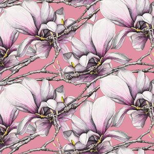 Magnolia, 2019 (akvarell, penn)