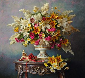 Praktfull blomsterdekorasjon av Andrey Morozov