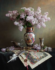 Vintage-stil: Stillbilde med syrin av Andrey Morozov