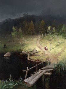 Før stormen, 1918 av Andrey Nikolayevich Shilder