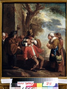 ""Tanntrekkeren eller smerten"" (Tannlege. Smerte (Fra serien De fem sansene) Maleri av Andries Dirksz Both (1608-1641) Statens kunstmuseum fra 1600-tallet Tula Russland