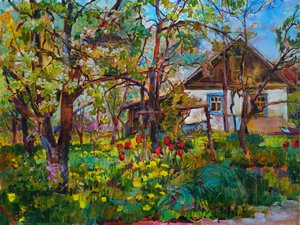Det blomstrende landstedet av Andrii Kutsachenko