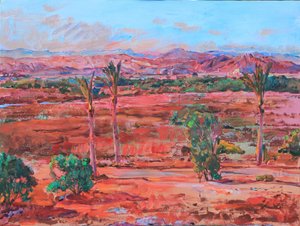 Desert Palm Vista av Andrii Kutsachenko