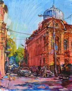 Livlig bykrok av Andrii Kutsachenko