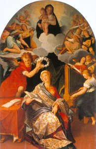 Hellige Cecilia av Andrés de la Concha