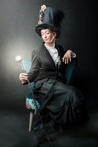 Elegant steampunk-portrett av Andrzej Lisowski