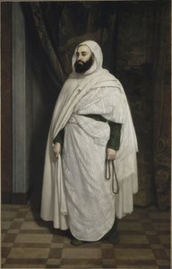 Portrett av Abdelkader ibn Muhieddine 1808-1883, 1853. av Ange Tissier