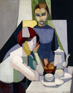 Teatime for to jenter av Ángel Zárraga