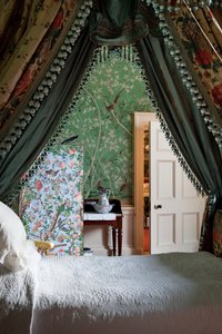 Queen of Scots dressing Room, Chatsworth House, Derbyshire (bilde)