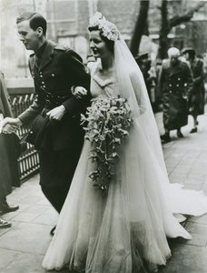 Bryllup av Lord Andrew Cavendish og Hon. Deborah Mitford i London