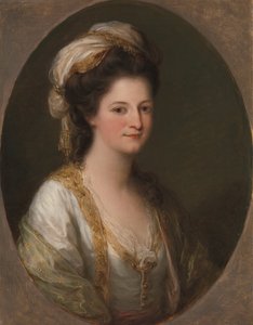 Portrett av en kvinne, tradisjonelt identifisert som Lady Hervey av Angelica Kauffmann