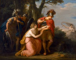Rinaldo og Armida (olje på lerret)