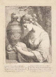 Kvinnen ved urnen av Angelica Kauffmann