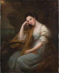 Portrett av Lady Louisa Leveson-Gower (1749/50-1827), senere baronesse Macdonald, som Spes av Angelica Kauffmann