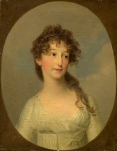 Muligens Franciska Krasinska, hertuginne av Kurland av Angelica Kauffmann