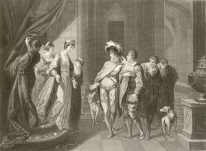 Intervjuet mellom Edgar og Elfrida av Angelica Kauffmann