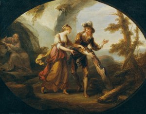Miranda og Ferdinand av Angelica Kauffmann