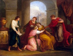 Virgil leser Aeneiden til Augustus og Octavia