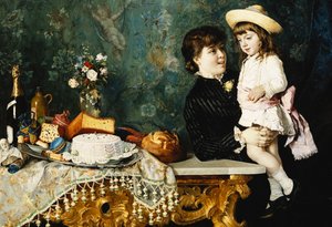 Forbereder til festen, av Angelo Martinetti
