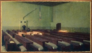 Jul på Pio Albergo Trivulzio av Angelo Morbelli (1854-1919)