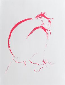 Folded Nude Crimson, 2006