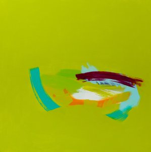 Havn: St. Ives, 2013, akryl på lerret av Angie Kenber