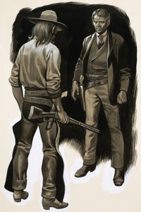 Kommandør Perry Owens var den nye sheriffen i Holbrook, Arizona av Angus McBride