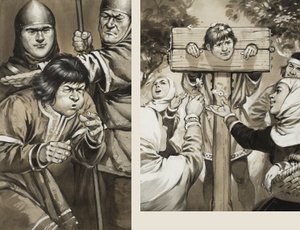 Det er loven (gouache på papir) av Angus McBride