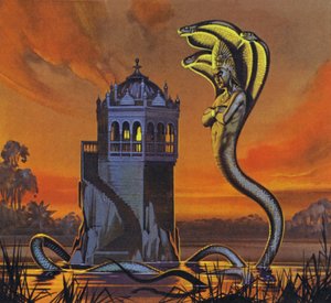 Naga-kongen (fargelitografi)