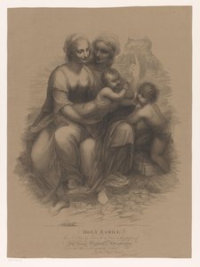 Hellig familie med døperen Johannes og Elizabeth Holy Family (tittel på objekt) av Anker Smith