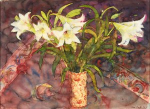 Lillies (akvarell)
