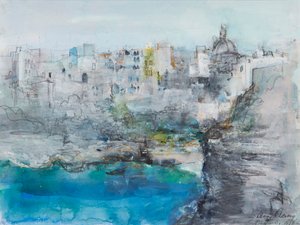 Positano (blandet media)