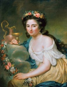 Portrett av Henriette Herz, født De Lemos 1764-1847 som Hebe, 1778.