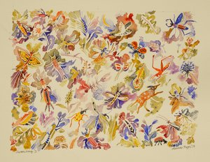 3 Svanesang, 2023 (akvarell) av Anna Pugh