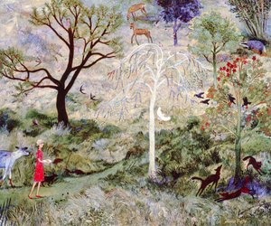 Å bære smøret hjem, 2008 (akryl) av Anna Pugh