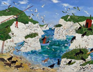 Davids fridag, 2013 (akryl) av Anna Pugh
