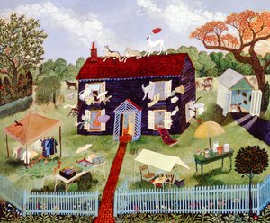 Alt må bort, 2006 (akryl) av Anna Pugh